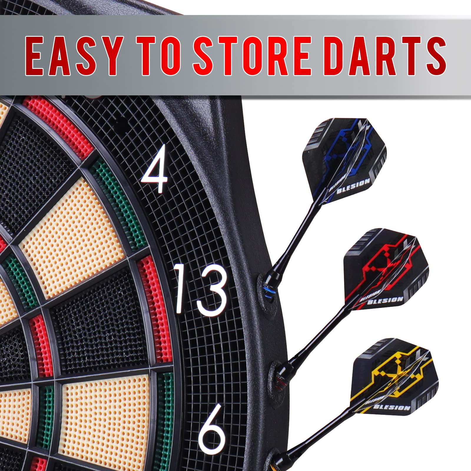Amazon.com : Electronic Dart Board Soft Tip Dartboard Set